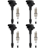 ECCPP 4 ignition coils with 4 iridium Spark Plugs,UF749,coils packs,for Honda,for Civic 2015-2019,for Civic 2016/2020,1.5L 2.0L,