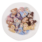 21Pcs Animal Silicone Beads Cartoon Monkey Spacer Beads Silicone Focal Beads for Jewelry Making DIY Necklaces Bracelet Keychain