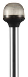 Attwood 5350-PA12-7 Folding All-Round 12-Inch Marine Boat Incandescent Pole Light, Silver, One Size