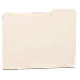 Universal 12123 File Folders, 1/3 Cut Third Position, OnePly Top Tab, Letter, Manila (Box of 100)