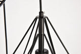 Elegant Lighting Living District Jago Collection Pendant D18.1 H24.3 Lt:3 Black Finish