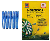 FIRST CLICK Fiberpoint Gel Pen Set, Blue Smooth Writing, Quick Dry Ink, Comfort Grip, Needle Tip, Set of Fiber Tip Pilot Pens (F