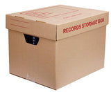 AddIt Printers 5 Ply Heavy Duty Corrugated File Storage Box With LiftOff Lid | Bankers Record & Document Storage Box For Offic