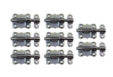 QCAA Deco Durable Steel Sliding Barrel Bolt, 2-1/2'', Zinc Plated, 8 Pack, Made in Taiwan