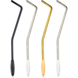 Patelai 4 Pieces 6 mm Whammy Bar for Electric Guitar Thread Tremolo Arm Metal Single Tremolo Whammy Bar Compatible with Stratoca