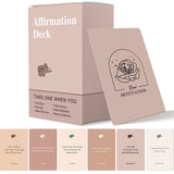 WDphouly Affirmation Cards for Women, 120 Positive Affirmation Cards (6 Themes), Daily Affirmations for Inspiration, Mindfulness