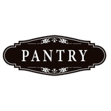 Pantry Door Sign Sticker for Kitchen, Self-adhesive Farmhouse Pantry Decor for Home,Waterproof Vinyl Food Storage Decals for Hou