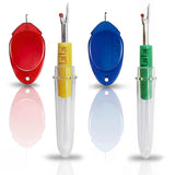 Handy 2 Pcs Needle Threader Tool And 2 Pcs Seam Ripper Thread Remover Automatic Thread Inserter Tool Hand Machine Sewing Threade