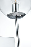 Living District Indoor Modern Home Decorative Bright Ceiling Neri 1 Light Brass And Clear Glass Wall Sconce