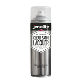 JENOLITE Clear Satin Lacquer | Crystal Clear Finish | Enhances & Protects Surface and Paintwork from Corrosion & UV Damage with