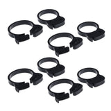 Double Gripping Nylon Hose Clamps, Snap Grip Nylon Plastic Hose Clamps (31.5-34mm (1.25inch), 12pack)