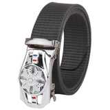 Niddleman Nylon Fabric Belt For MenS, Plastic Autolock Buckle,Free Size,FitS Upto 42 Inches(011)