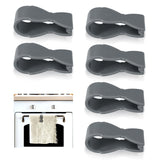PEUTIER 6pcs Kitchen Towel Clips, Kitchen Towel Rack Towel Clips Hang and Fix Towels Keeps Towel from Falling Suitable for Bathr