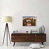 Church And Gate, El Santuario De Chimayo, New Mexico-Paper Art-34,,X26,,