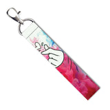 Isee 360 Love Hand Lanyard Tag With Swivel Lobster For Gift Luggage Bags Backpack Travelers Students Worker L X H 5 X 0.8 Inch