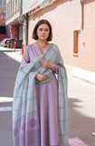 Gosriki Women'S Rayon Viscose Solid Straight Kurta With Pant & Dupatta (Paradise Purple-Gs_Xl_Purple_X-Large),Purple,,B0F13VZB94