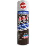 Horsepower Bull Shot Glass & Mirror Cleaner, As Seen On TV, NoDrip Foaming Glass Cleaner for Mirrors, Windows & TV Screens, Mad