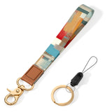 Hsxnam Wrist Lanyard Key Chain, Cute Wristlet Strap Keychain Holder for Women Keys Car ID Badges Phone Airpods, Pigment