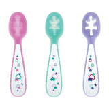 Nuby Baby's First Spoons Set - (3-Pack) Feeding Utensils for Babies - 6+ Months - Hearts
