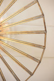 Kalalou Nep1052 Glass And Iron Wall Lamp