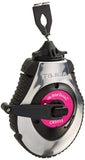 TAJIMA Chalk Line ChalkRite Dura Chalk Box with 100ft Extreme Bold 1.8 mm Snap Line & Integrated Handle Release CR503S