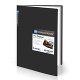 Sooez Art Portfolios 11x17, Large Portfolio Folder with 30 Pockets & Black Inner Sheets, Display 60 Pages, 11 x 17 Presentation
