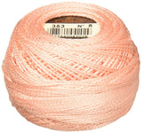 DMC 116 8353 Pearl Cotton Thread Balls, Peach, Size 8
