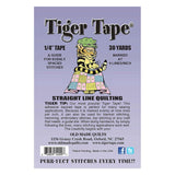 Tiger Tape 1/4-9 Lined Stitching Tape, 30 Yards, White