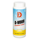 Big D 166 D-Vour Absorbent Powder, Lemon Fragrance, 16 oz (Pack of 6) - Absorbs accidental spills for easy clean-up - Ideal for