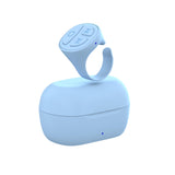 STDFORU TikTok Scrolling Ring, Bluetooth Camera Remote Control, Scrolling Ring for iPhone,TIK Tok, iPad, Android (Blue)