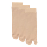 Next2Skin WomenS Sheer Transparent Ankle Length Thumb Socks | Lightweight Stretchable Socks, Pack Of 3 (Skin)
