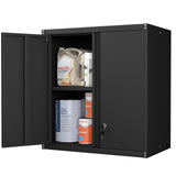 STEELIST Steel Wall Cabinet, Metal Locking Wall Cabinet, Wall Hanging Metal Cabinet for Garage Tool Storage, Wall Mount Tool Cab