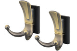 MUTUACTOR Magnetic Coat Hangers, Heavy Duty,2PCS Anti-Slip Strong Magnetic Hooks for Hanging,Brass Hooks for Storing Bags Towels