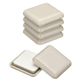uxcell Furniture Sliders, 24Pcs 1 1/6 - Plastic Self-Adhesive Square Sliding Pads, Chair Glides for Carpeted Tile Vinyl Hardwood