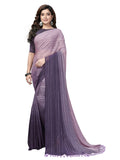 Pratham Blue Womens Silk Saree With Blouse Piece (PB-229_Purple)