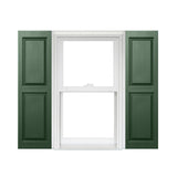 Homeside Raised Panel Vinyl Shutters (1 Pair)- 12 x 71-Green