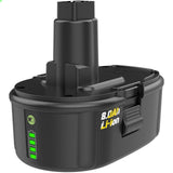 AYTXTG 8.0Ah 18V Li-ion Replacement Battery for Dewalt 18V Battery XRP DC9096 DC9098 DC9099 DE9039 DE9095 DW9095 DE9503 DC9182 (
