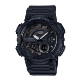 Casio Youth Series Analog-Digital Black Dial Men'S Watch - Aeq-110W-1Bvdf(Ad218)