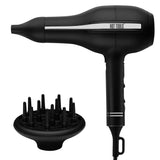 HOT TOOLS Pro Artist Black Gold Hair Dryer - Fast Drying with Even Heating for Less Damage and Dual Voltage, Travel Hair Dryer -