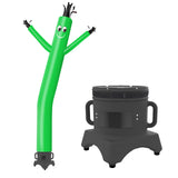 MOUNTO 10ft Inflatable Dancer Waving Tube Man Puppet for Store Sign (Green)