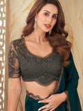 Satrani Womens Pure Chiffon Saree (2992S2676N_Green1)