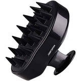 Mildcares Mouse Scalp Massager Brush (Black) | Soft Silicone Bristles Comb For Gentle Scalp Exfoliation, Deep Cleaning & Relaxin