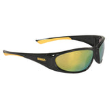 DPG98 Gable Safety Glass - Black/Yellow Frame - Yellow Mirror Lens