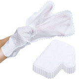 Patelai 40 Pcs Microfiber Dusting Gloves, DualSided Disposable Mitts