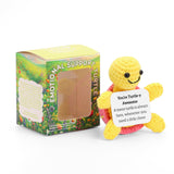 Lenoke Crochet/Cute Mini Emotional Support Turtle Handmade Gift - Perfect Emotional Support Gifts for Friends, Students, and Wom