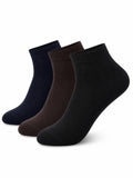 Bodycare MenS Antibacterial & Super Soft Ankle Length Socks Pack Of 3 | Breathable Stretchable Seamless Socks For Casual & Daily