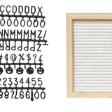 Enakshi Felt Letter Board Decorative Rustic Menu Board with Stand Desktop Ornament White|Home & Garden | Home Decor | Message Bo
