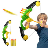 Soft Arrow Bow Set for Kids Beginner, Easy Foam Archery Kit for Starters, with 4 Soft Darts Arrows, Safe Outdoor Indoor Shooting
