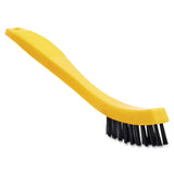Rubbermaid Commercial Products Tile and Grout Brush, Black, Cleaning Scrubbing Brush, MultiSurface for Grout, Bathrooms, Kitche