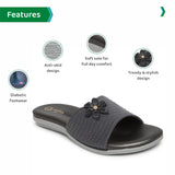 Ortho Joy Fancy Doctor Slipper For Women | Stylish Comfortable Footwear For Women,Grey,4,B0BGPSMBQK